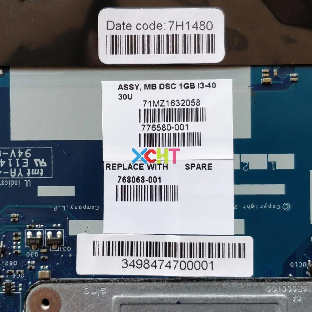 768068-001 768068-501 768068-601 w i3-4030U CPU w R5 M255 Grafiken 1 GB für HP proBook 440 G2 Noteb