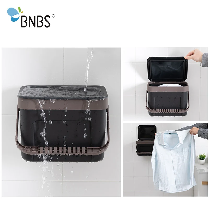 BNBS Новая модная подвесная корзина для хранения грязной одежды пластиковая белья
