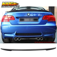 Подходит 07-13 BMW E92 Coupe 328i 335i M3 производительность высокий удар спойлер заднего багажника, крыла ABS Неокрашенный