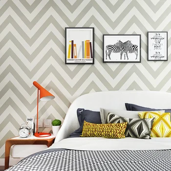 

Nordic Abstract Geometric Stripe Wallpaper Modern Blue Gray Behang Fold Line Wall Papers Roll Living Room Home Decor Wall Murals