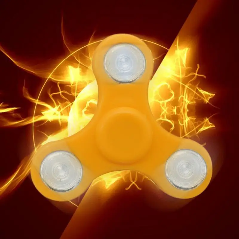 Пластиковый подшипник Tri-Spinner ABS EDC ручной Спиннер для аутизма СДВГ Спиннер антистрессовые игрушки для детей с длительным вращением