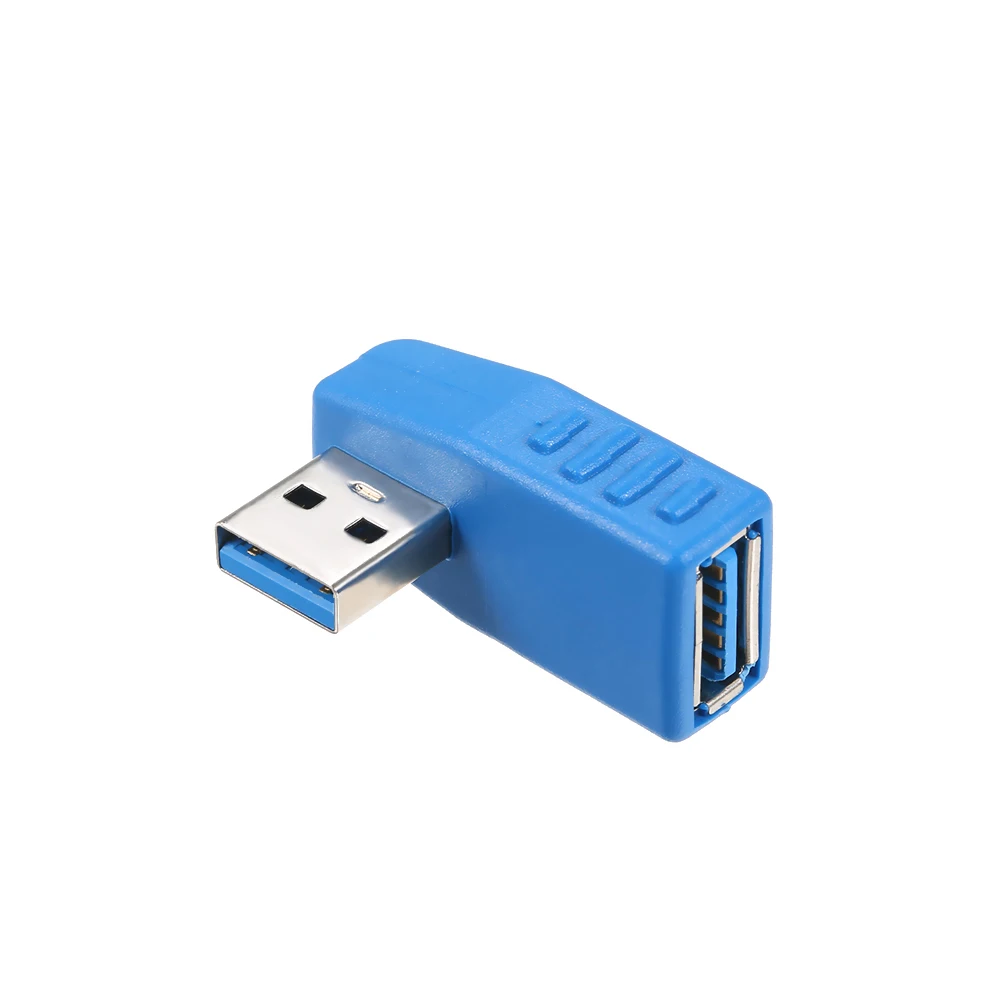 

USB3.0 Male to Female 90 Degree Right Angle Adapter USB3.0 Converter for Laptop PC TV STB Projector
