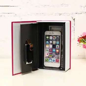 

18x11.5x5.5cm Password Safe Deposit Box Mini Home Storage Box Crafts Book Secret Security Safe Lock Cash Money Coin Storage