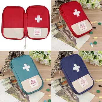 

Mini First Aid Kit Empty Bag Home Emergency Survival Pouch Portable Drugs Safety Bag Small Medicine Divider Storage Organizer