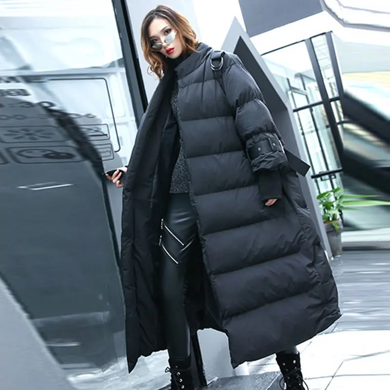 Veste Épais Femmes Vers Pardessus Vestes Coton 2018 En Parkas Black Hiver Matelassé 0501 Bas Femme Le Longues Chaud Streetwear Europe Surdimensionné Manteau UAwqxv8