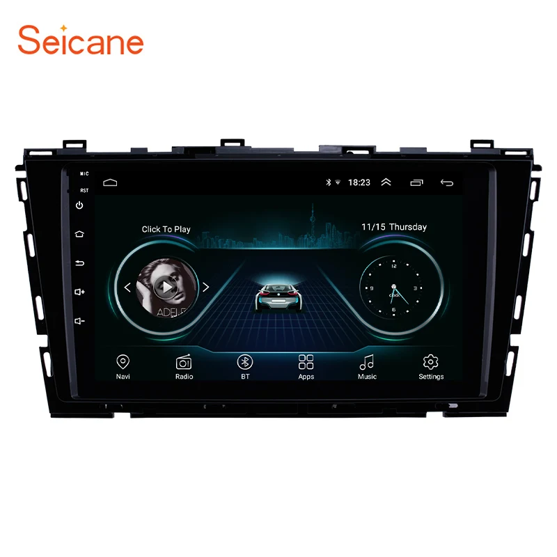 Автомагнитола Seicane 9 дюймов Android 8 1 GPS навигация для VW Volkswagen Lamando 2015 2016 с Bluetooth Wi Fi Mirror