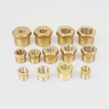 1/4 3/8 1/2 3/4 NPT BSPT Male To Female Thread Brass Reducer Bushing Reducing Pipe Fitting Coupler Connector Adapter free shipping 5 pieces of ss 3 8 npt coupler for homebrew pipe fitting