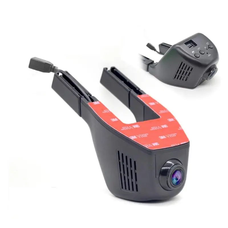 

Universal Hidden Driving Recorder With HD WIFI Twin Lens No Display Screen Mobile Phone App Wireless Control DVR