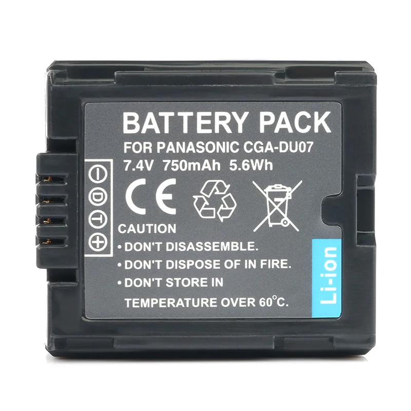 LANFULANG 2 Pack CGA CGR DU06 DU07 сменная литий ионная батарея для Panasonic искусственная