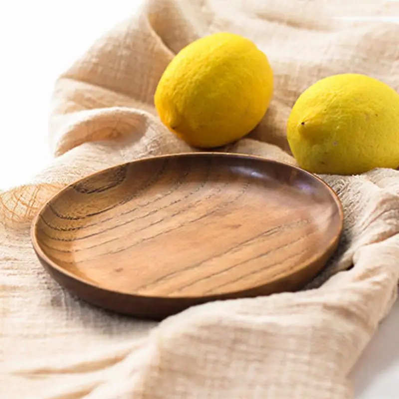 

High Quality Plates Wooden Tableware Wood Plate Handmade Sushi Dish For Daily Uses Or Gifts 2019 New Arrival