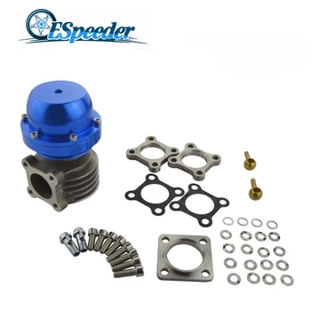 

ESPEEDER 46mm 13Psi Spring Wastegate Turbo External Mainford High Performance Blue With Clamps And Flange Stainless Steel Base