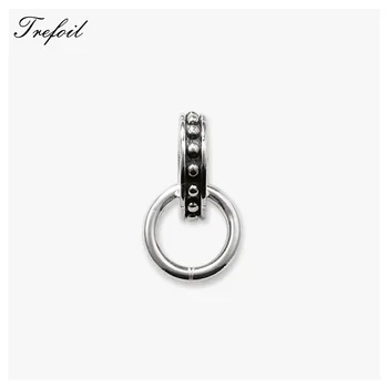 

Rivet Look Charms Pendant Carriers, Fashion Jewelry 925 Sterling Silver Trendy Punk Gift For Women Men Lovers 2018 New