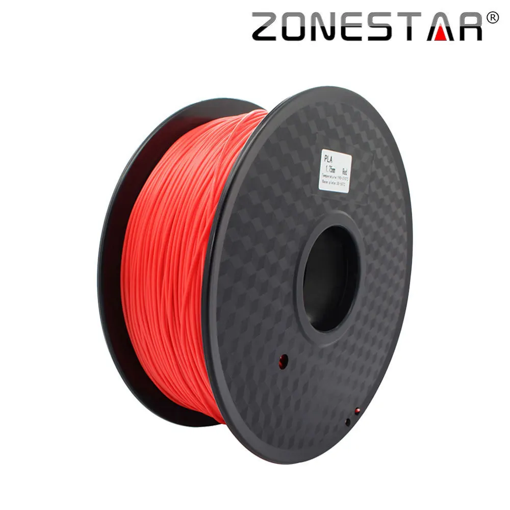 Нить для 3D принтера ZONESTAR пластик 1 75 мм вес нетто кг|Материалы 3D-печати| |