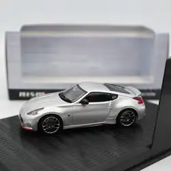 1:43 Kyosho Nissan Fairlady Z NISMO Z34 модели литой игрушки автомобиля серебро Ограниченная серия коллекции