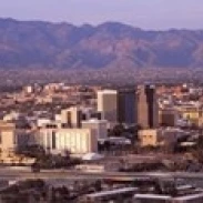 Aerial view of a city Tucson Pima County Arizona USA 2010 Poster Print (18 x 6) | Дом и сад