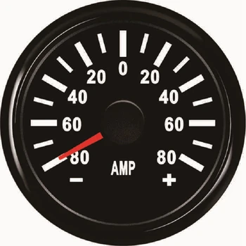 

Waterproof Ammeter AMP Gauge +/-80A With Current Sensor With Backlight 52mm 12V 24V