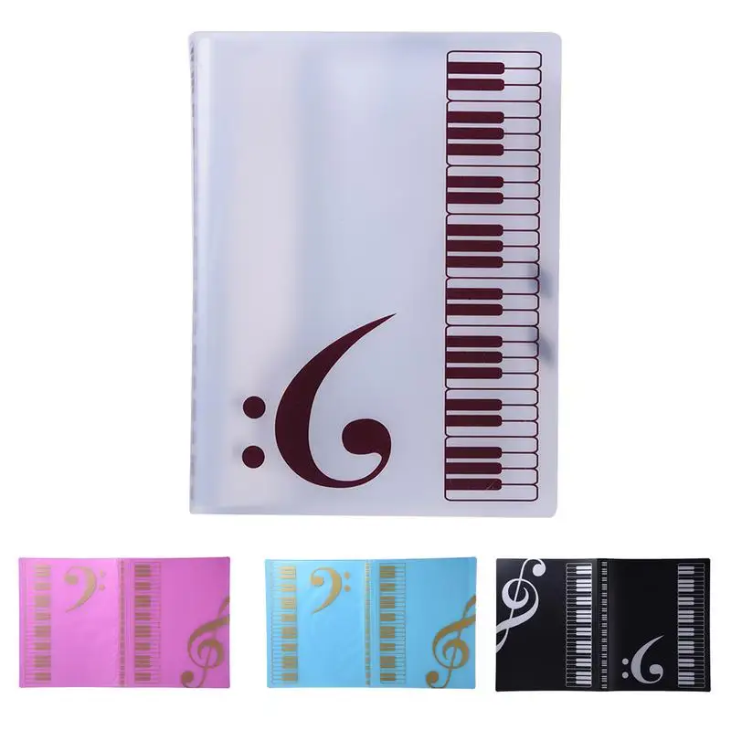 40 Sheets Insert type File Folder A4 Documents Folder 40 Pages Music