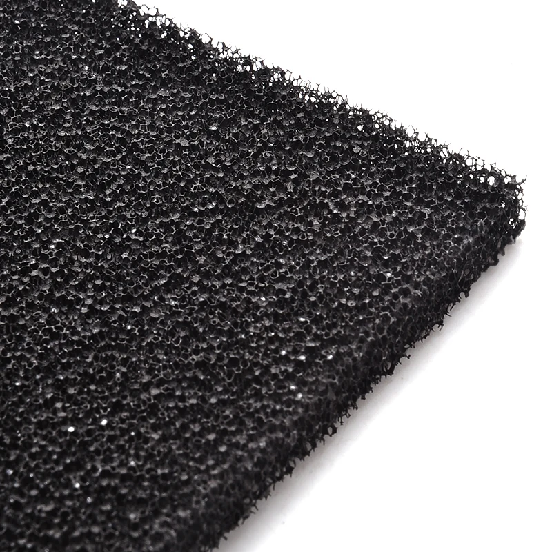 

2PCS Black Activated Carbon Filter For Electronic Soldering Tin Parts Foam Sponge Air Impregnated Sheet 13cm x 13cm