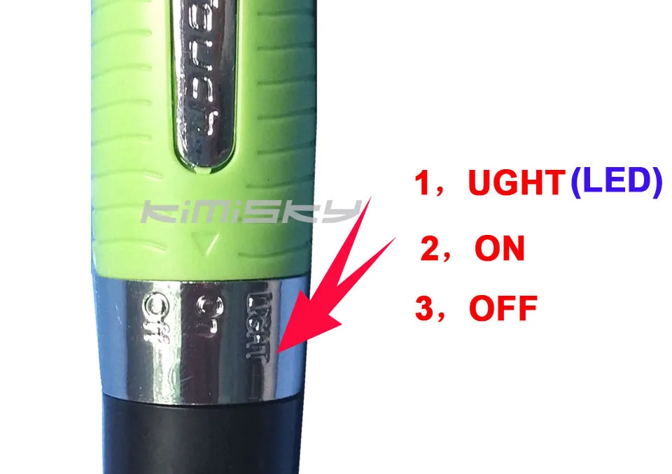 Горячая продажа KY 804 персональный уход за лицом бритва с насадками Trimer Led Green Man