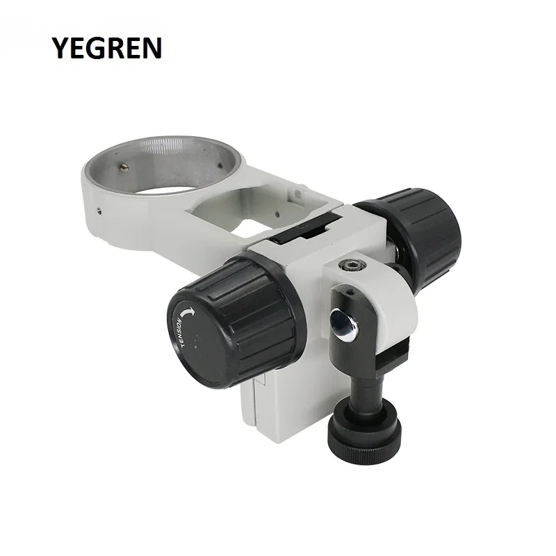 Industrial Adjustment Focus Arm Stereo Microscope Holder E Arm Head Holder Ring Arbor Stand Bracket Diameter 76 mm Accessories