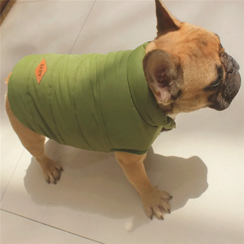Vests for Pug dog clothes bouledogue francais Puppy Pug French Bulldog Clothing Poodle Schnauzer Pet Costume Winter Dog wearVest Vests for Pug dog clothes bouledogue francais Puppy Pug French Bulldog Clothing Poodle Schnauzer Pet Costume Winter Dog wearVest