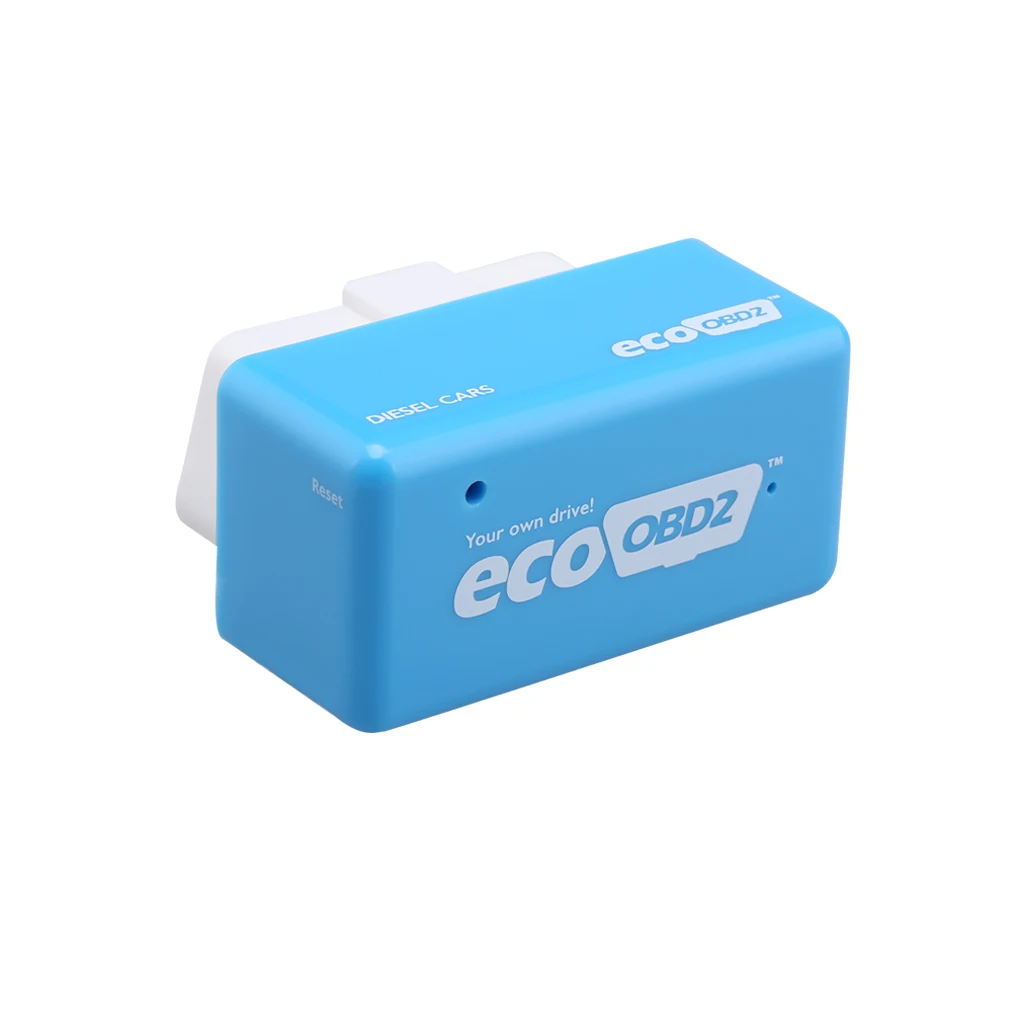 Мини Excelvan Blue Plug and Drive Eco OBD2 прозрачная коробка для настройки микросхем дизельных