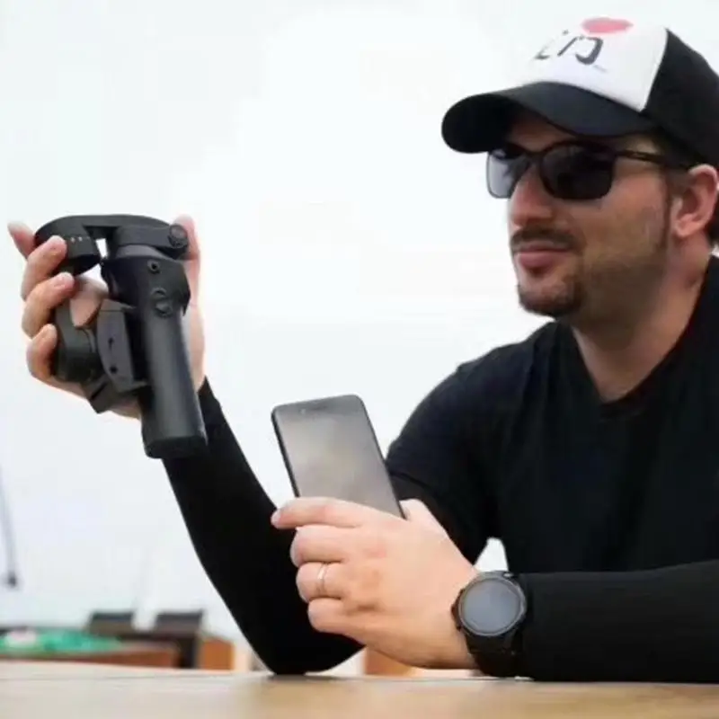 

ATOM 3-Axis Handle Control Shooting Handheld Gimbal Pocket Folding Stabilizer for iPhone Samsung Smartphone GoPro Action Camera