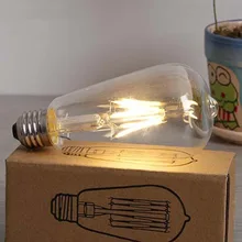 2W-8W Edison ST64 E27 Vintage Retro Screw LED Filament Light Bulb 2W-8W Edison ST64 E27 Vintage Retro Screw LED Filament Light Bulb