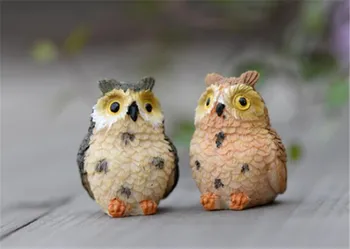 New 100Pcs Landscape Owl Doll Resin Fairy Home Garden DIY Decor Micro Ornaments Decoration New 100Pcs Landscape Owl Doll Resin Fairy Home Garden DIY Decor Micro Ornaments Decoration