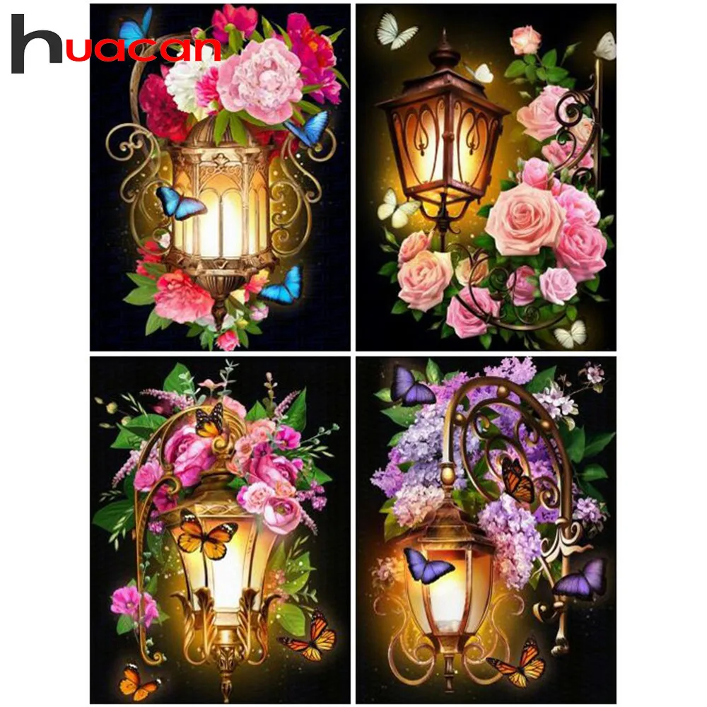 

Huacan 5d Diamond Painting Flower Full Square Diamond Embroidery Sale Rhinestone Picture 5D Diamond Mosaic