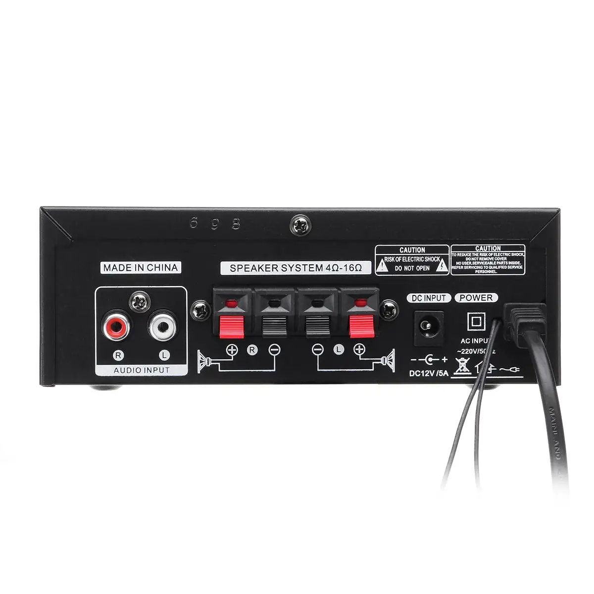 12V/220V 400W 2 CH bluetooth HiFi стерео усилитель USB SD FM радио мощности автомобильный аудио