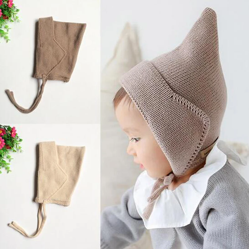 Милая детская шапка на осень и зиму Gorros Bebes вязаная крючком шапочка для малышей 3 8