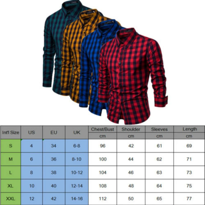 الرجال قمصان أوروبا حجم جديد الجدد سليم صالح الذكور قميص الصلبة طويلة الأكمام البريطانية نمط القطن قميص رجالي
