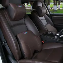 Per BMW poggiatesta In Vera Pelle cuscino vita cuscino del collo cuscino E90 E70 E71 E60 E84 E89 F10 F15 F16 F30 decorazione di interni