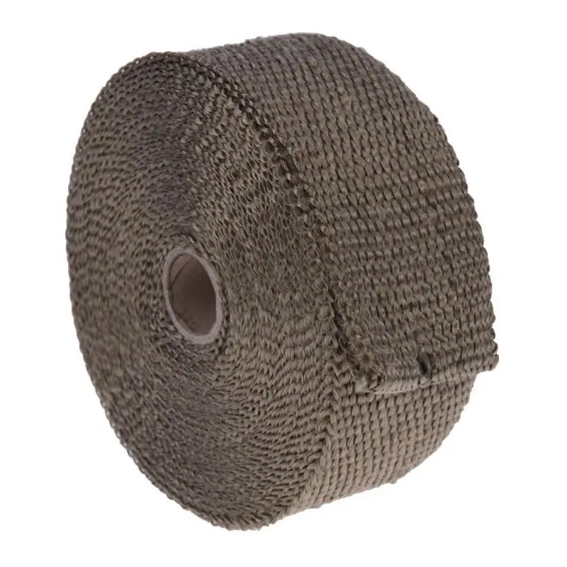10m Glass Fiber Heat Insulating Wrap Tape Heat Exhaust Pipe Resistant