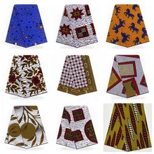 Настоящий, из Анкары воск высокого качества нигерийский горячий воск настоящий Африканский вощеная ткань настоящий для Анкары женское платье 6 ярдов