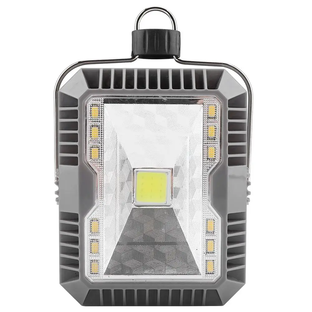 

COB LED Solar Lamp Protable USB Rechargeable Outdoor LED Solar Light USB Charging Camping Lamp for Emergency Hiking Battery In