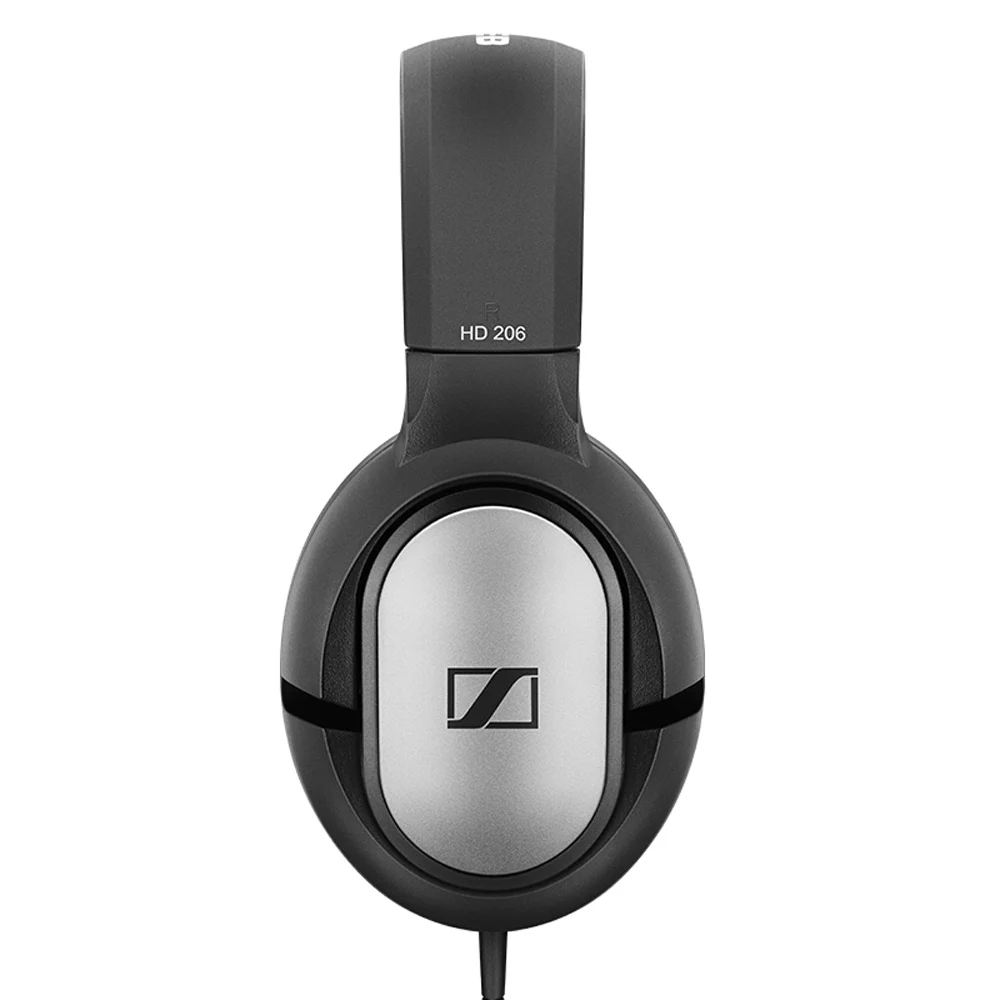 Наушники Sennheiser HD 206 закрытые Накладные наушники 3,5 мм Проводная стереогарнитура шумоизоляционные наушники fone de ouvido