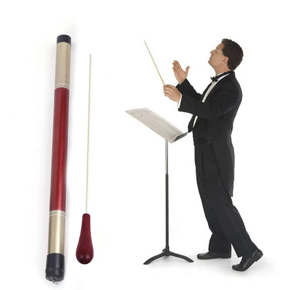 

New High Quality Rosewood Comfortable Concert Professional Baton Rosewood Baton With Bamboo Tube For Professional Conductors