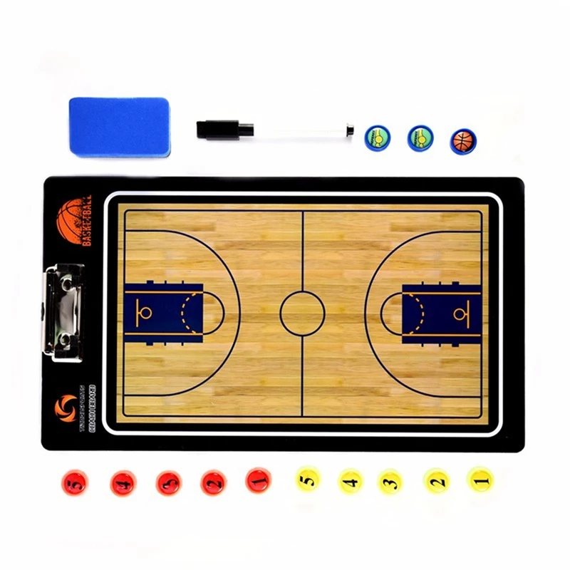 

Straight Basketball Tactical Board Coaching Commander Tactical Clipboard