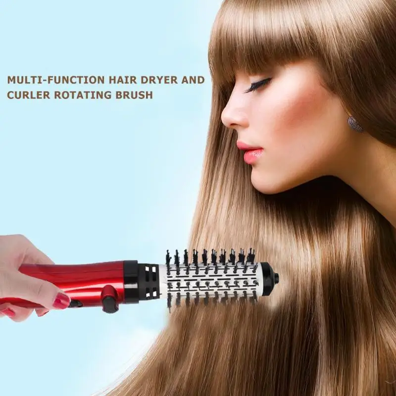 

Multifunctional 3 in 1 Hair Curler Electric Hair Blower Brush Portable Curling Iron Styler Straightener Comb Hair Styling Tool