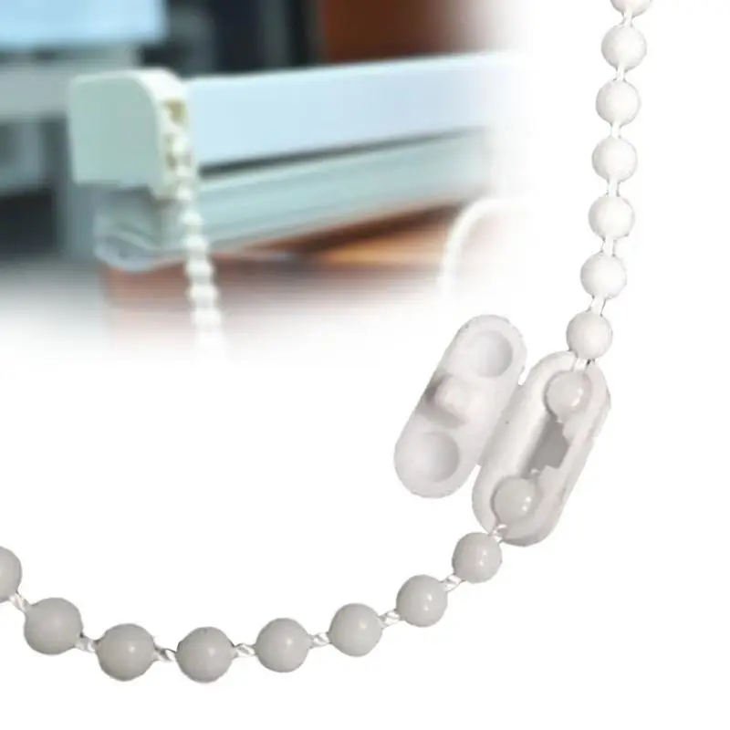 

10pcs/set Chain Connectors Replacement Spare ABS Plastic Vertical Roman Roller Blind Curtain Ball Chain Connector Clips #40