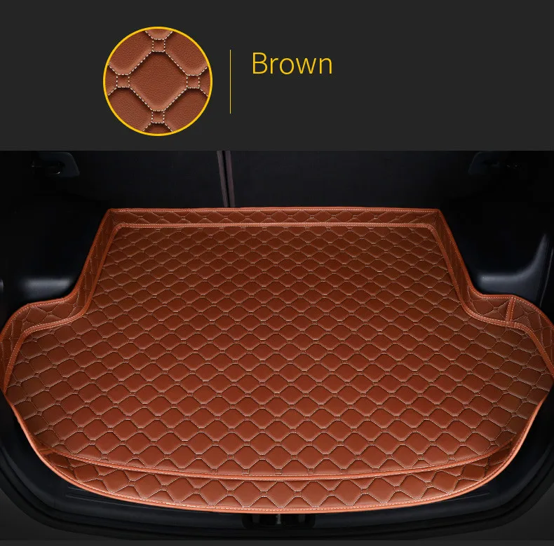 На заказ без запаха водонепроницаемый нескользящий коврик в багажник автомобиля коврик для Audi A3 A4L A6 A6L Q3 Q5 Q7