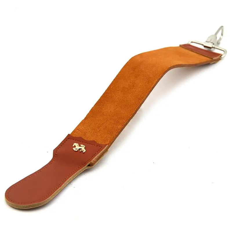 Double layer Leather Razor Strop Shaving Sharpener Strap Barber