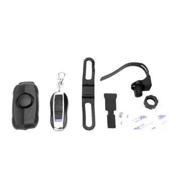 

Keyless Wireless Smart Remote Control Bike Motorcycle Gate Lock Splash Proof Cycling Lock With 110db Alarm Braided Steel Cable