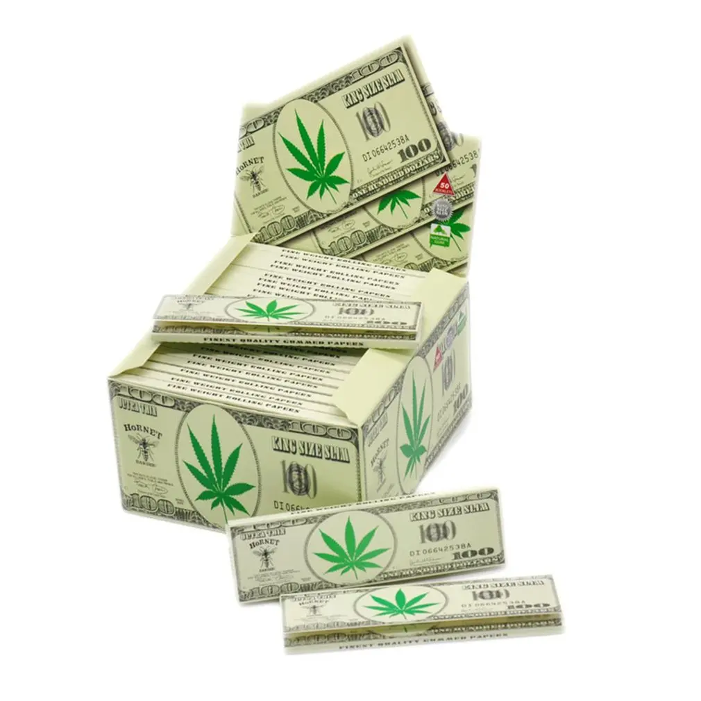 

Dollar Pattern Cigarette Filter Rolling Paper Tips Pre Rolled Natural Unrefined Cigarette