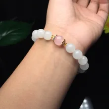 Ограниченное количество браслетов и браслетов Bileklik подвескаиз натурального камня ручная шарик 10 мм Stbracelet с халцедоном MS Act роль Ofing