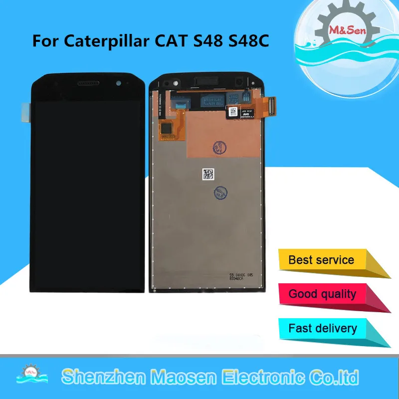 

Original Tested M&Sen For Caterpillar CAT S48 S48C LCD Display Screen And Touch Screen Panel Digitizer For Cat S48 S48C Display