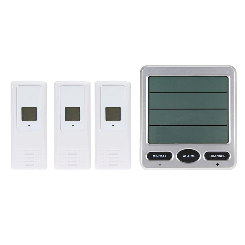 

Ambient Weather Wireless Lcd Digital Thermometer Humidity Indoor/Outdoor 8 Channel Thermo Hygrometer