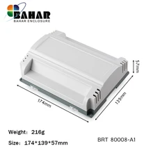 Промышленная электроника Управления Пластиковая распределительная коробка из АБС-пластика 4 шт корпус из Bahar корпус 173,8*138,5*57 мм BRT 80008-A1